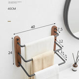 AquaRail Wandgemonteerde Handdoekstang – Minimalistisch Design
