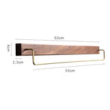 Norvello Handdoekstang 60 cm – Chroom & RVS