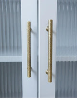 Vintage Handgehamerde Messing Kast- en Ladegrepen – Bronzen Meubelgrepen