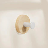 Houten Walnoot Hangende Hanger – Zwart of Wit