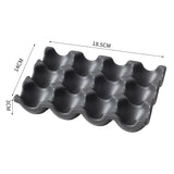 OvoLux Keramische Eierhouder – 6- & 12-Vaks Design Eiertray voor Keuken & Koelkast