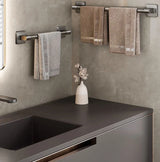 AquaShelf Wandgemonteerd Badkamerschap – 1-Laags Aluminium Organizer