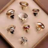 LuxoraCrystal Champagne Knop