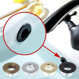 LuxDrain RingCover – Messing Overloopring voor Wastafel