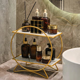 AureliaTower Luxe 2-Laags Badkamer & Make-up Organizer