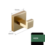 Steelora Badkamerhardware Set – Geborsteld RVS