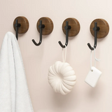 Houten Walnoot Hangende Hanger – Zwart of Wit