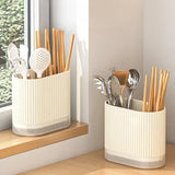 Organix – Multifunctionele Keukenbestekhouder met Afvoer & Wandmontage (Zonder Boren)
