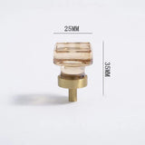 LuxoraCrystal Champagne Knop