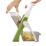 SliceMaster Instelbare Groentesnijder – Handmatige Dicer met Roestvrijstalen Mes – Efficiënt & Energiezuinig Keukenhulpmiddel