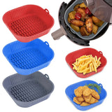 AirBake – Siliconen Airfryer Pot & Bakvorm – Herbruikbare Vierkante Oven- en BBQ-tray