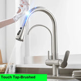 TouchFlow Touch Keukenkraan – Uittrekbaar