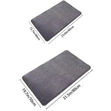 AquaVelours Super Absorberende Badmat – Ultra Antislip Deurmat van Koraalfluweel