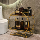 AureliaTower Luxe 2-Laags Badkamer & Make-up Organizer