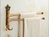 Goudluxe Vouwbaar Handdoekrek – Geborsteld Goud
