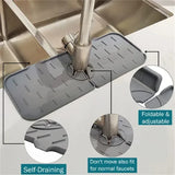 DripShield – Siliconen Kraan Absorberende Mat & Spatbescherming voor Keuken & Badkamer