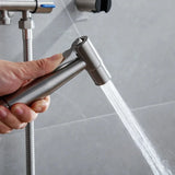 Toiletsproeier / Bidetkraan – RVS | Horizontale Sproei