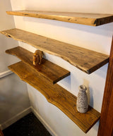 TimberEdge Rustieke Massief Houten Zwevende Plank