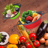 FlexiDrain – Opvouwbare Siliconen Groente- en Fruitwasmand