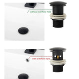 Push Down Pop-Up Afvoerplug – Messing