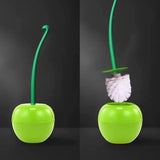 Toiletborstelhouder in Kersvorm – Rood, Groen of Wijnrood | Milieuvriendelijk & Decoratief