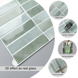 MarbleStyle – 3D Marmer Zelfklevende Wandtegels (10 stuks)