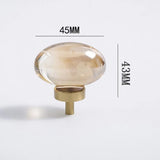 LuxoraCrystal Champagne Knop