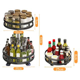 SpiceTurn Pro – 360° Draaiend Kruidenrek Organizer voor Keuken