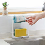 FlexiDry – Afneembare Doek- & Sponshouder voor Spoelbak en Badkamer