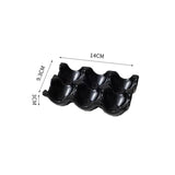 OvoLux Keramische Eierhouder – 6- & 12-Vaks Design Eiertray voor Keuken & Koelkast