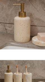 Travella Travertin Badkamer Accessoire Set