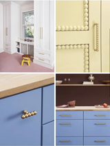 AuriKnob massief messing bal – Luxe Ronde Kast- & Ladegrepen