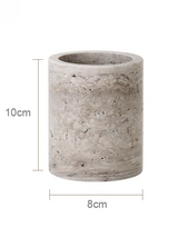 WabiSabiStone Natuurlijke Zilveras Badkameraccessoires