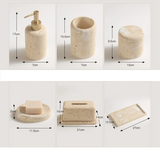 Travella Travertin Badkamer Accessoire Set