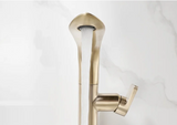 AquaLux Wastafelkraan – Draaibare Luxe Koud-Warm Kraan met Messing Behuizing